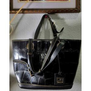 Authentic Dooney & Bourke CROC Toe bag Rare finds